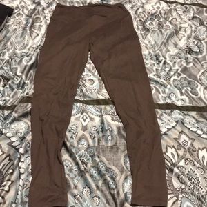 Solid brown OS lularoe leggings